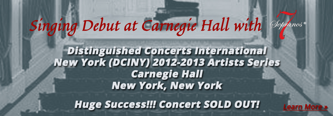 Singing Debut at Carnegie Hall with 7 Sopranos