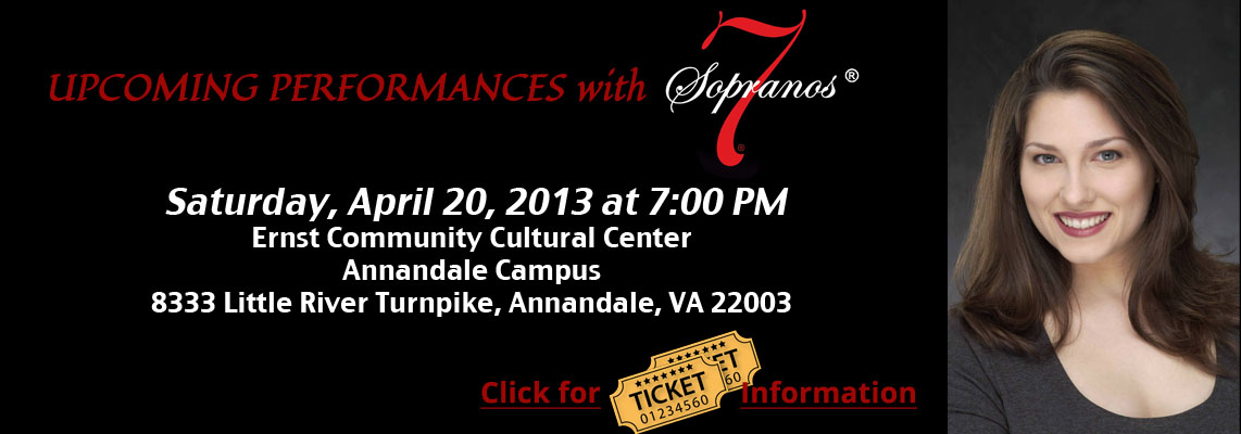 Upcoming Performances with 7 Sopranos – April 20, 2013